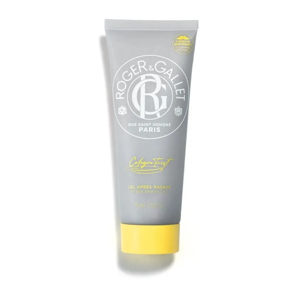 Roger&Gallet Cologne Twist - Dopobarba in Gel Lenitivo e Idratante, 75ml