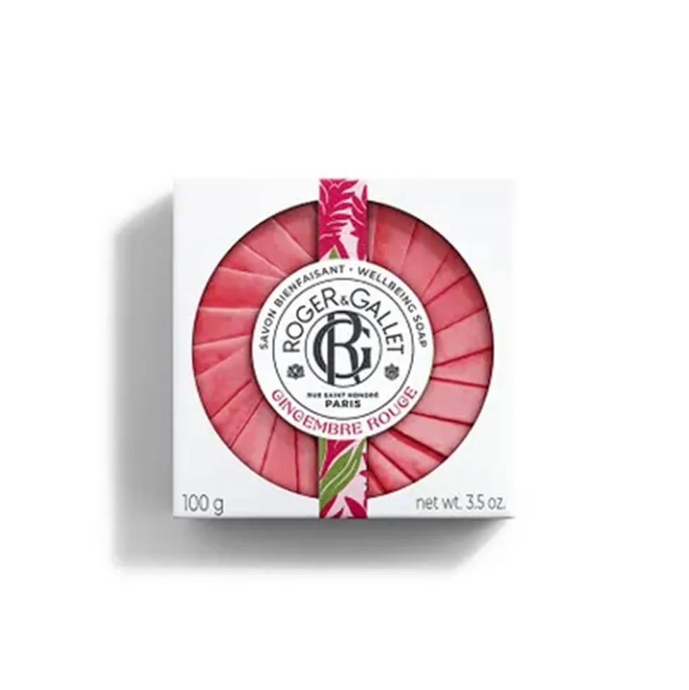 Roger&Gallet Gingembre Rouge - Saponetta Bacche Rosa Zenzero Benzoino, 100g