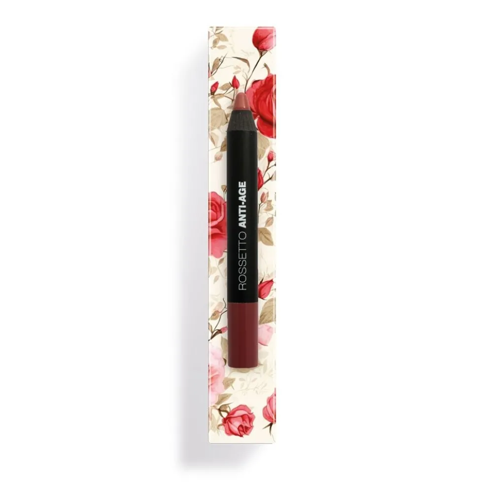 Rougj Flower Power - Rossetto Anti Age Rosso, 1 rossetto matita