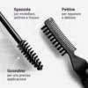 Rougj Kit Sopracciglia Perfette 03 Dark - Set per definire e fissare, matita e gel da 6 ml