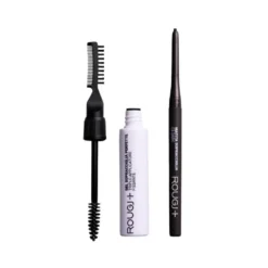 Rougj Kit Sopracciglia Perfette 03 Dark - Set per definire e fissare, matita e gel da 6 ml