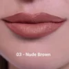 Rougj Rossetto Cremoso Colore Pieno 03 Marrone Nudo - Rossetto coprente ed emolliente, 5 g