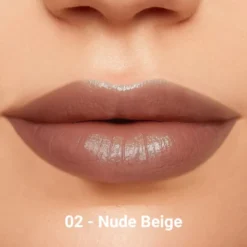 Rougj Rossetto Idratante Effetto Gloss 02 Nude Beige - Rossetto idratante e rimpolpante, 1 stick