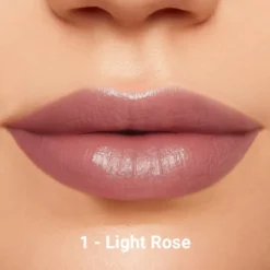 Rougj Rossetto Idratante Effetto Gloss 01 Rosa Chiaro - Rossetto rimpolpante per labbra, 1 stick