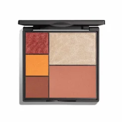 Rougj x Liu Jo Armonia dei Colori - Palette per il trucco illuminante di viso e occhi, 14 g