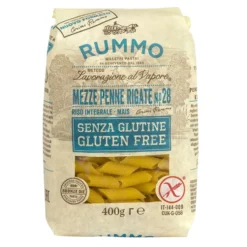 Rummo Senza Glutine - Mezze Penne Rigate N.28, 400 g