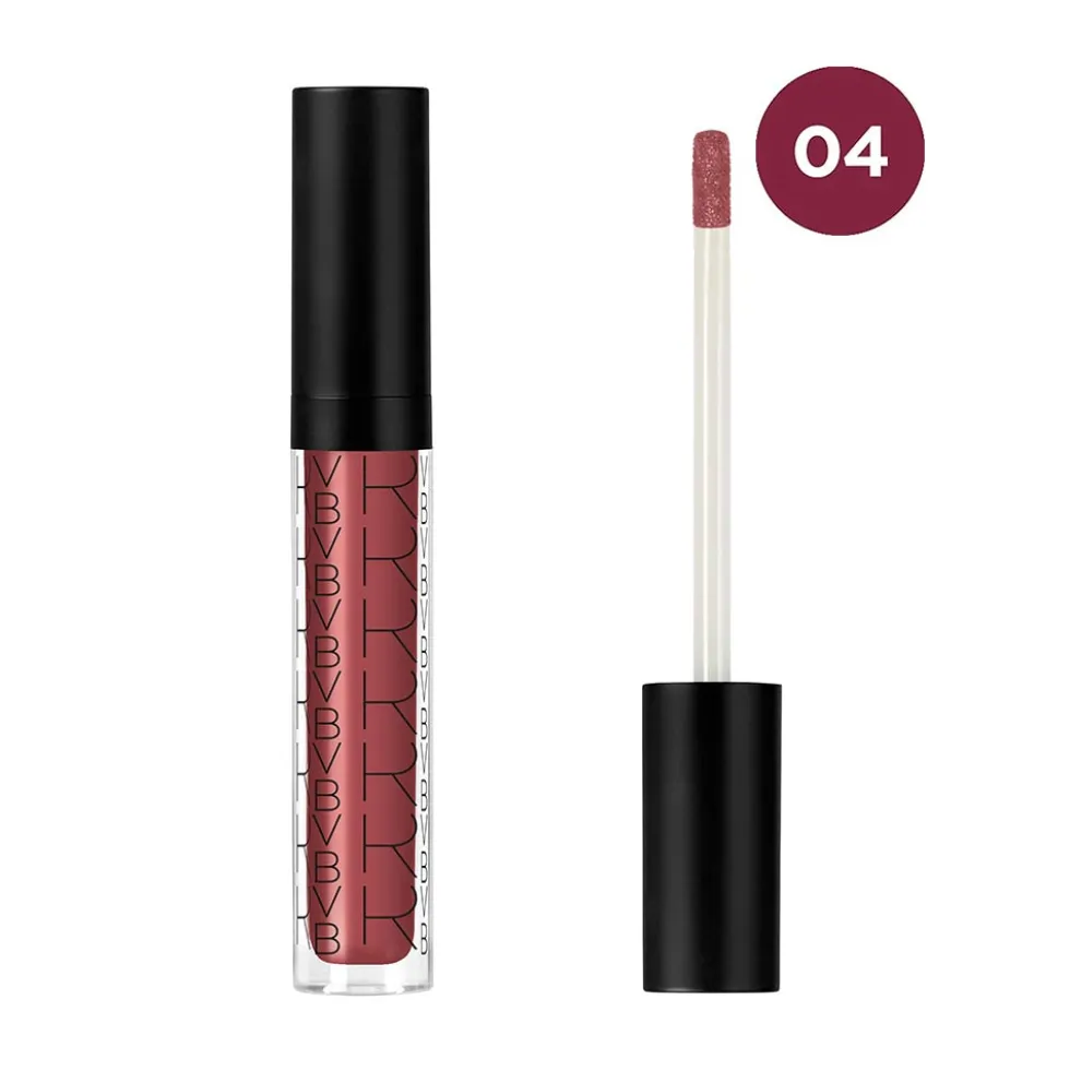 RVB Lab Ever&Ever Matt Rossetto Liquido Opaco Lunga Tenuta 12H Colore 04, 6.5ml