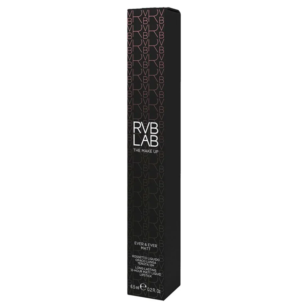 RVB Lab Ever&Ever Matt Rossetto Liquido Opaco Lunga Tenuta 12H Colore 01, 6.5ml