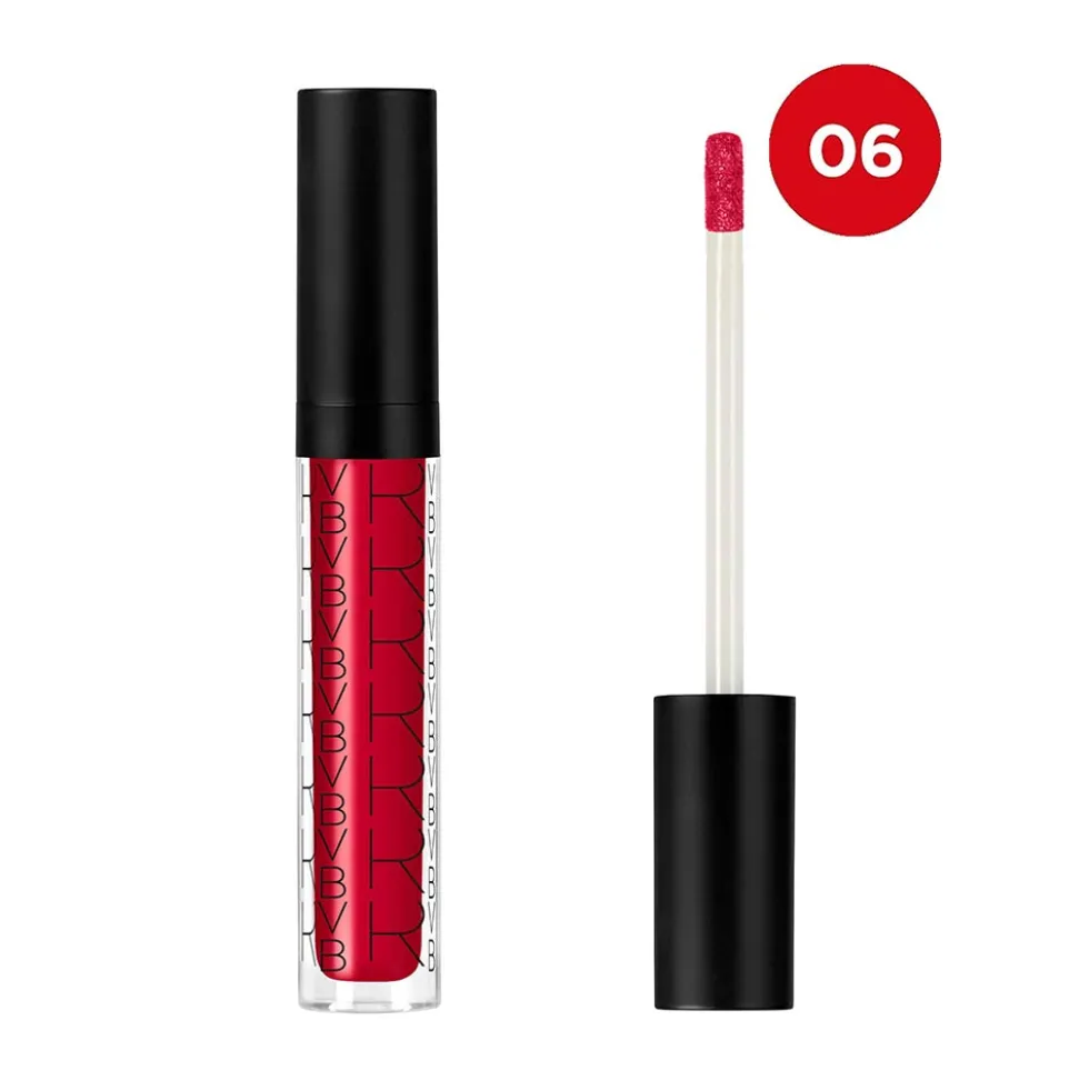 RVB Lab Ever&Ever Matt Rossetto Liquido Opaco Lunga Tenuta 12H Colore 06, 6.5ml