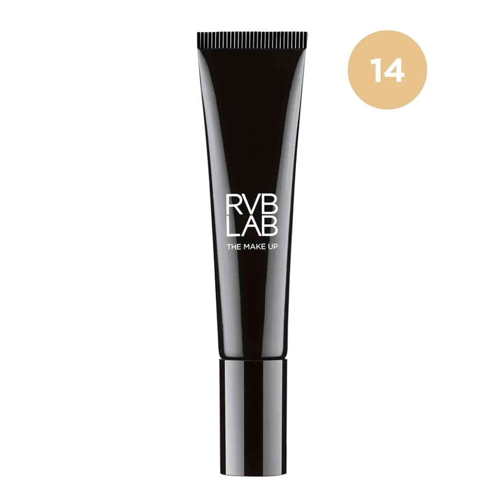 RVB Lab Fondotinta Camuflage a Lunga Tenuta Colore N. 14, 30ml