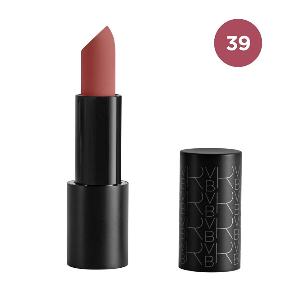 RVB Lab Matt&Velvet Lipstick Rossetto Opaco Colore N. 39, 3.5g
