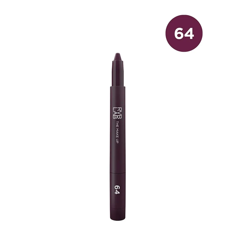 RVB Lab More Than This 3 in 1 Ombretto Kajal e Eyeliner Colore N. 64 Viola, 0.8g