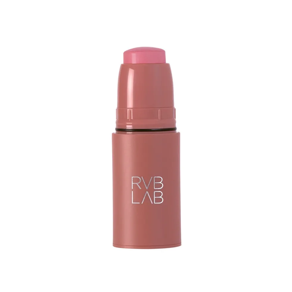 RVB LAB Skin Balm Stick Viso multiuso blush e bronzer n. 202 Rosa, 6ml