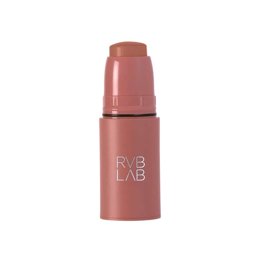RVB LAB Skin Balm Stick Viso multiuso blush e bronzer n. 204 Mattone, 6 ml