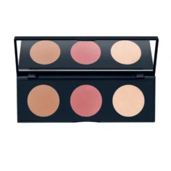 RVB Lab Urban Trio Palette 327 - Palette viso con fard, terra e illuminante, 3 polveri da 2,5 g