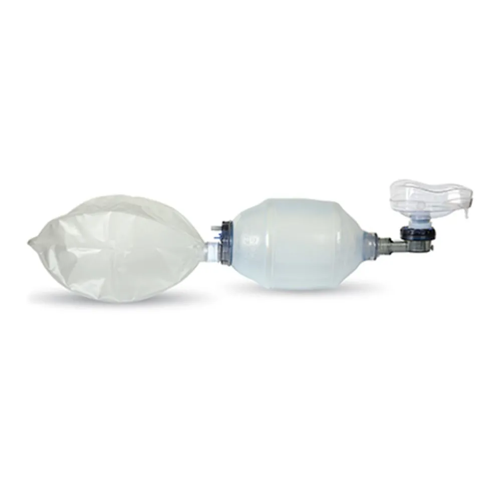 Safety Pallone monouso con maschera - Rianimatore manuale per la ventilazione, 1 pezzo da 1700 ml