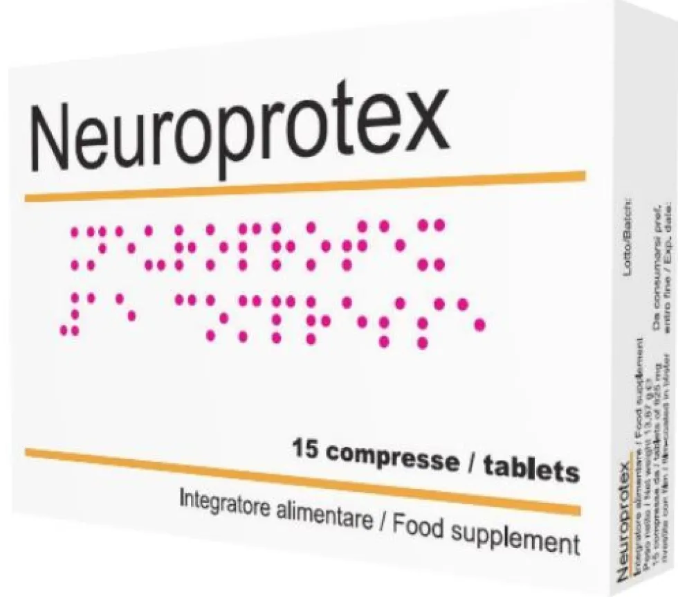 Sage Pharma Neuroprotex - Integratore per il sistema nervoso e la stanchezza, 15 compresse