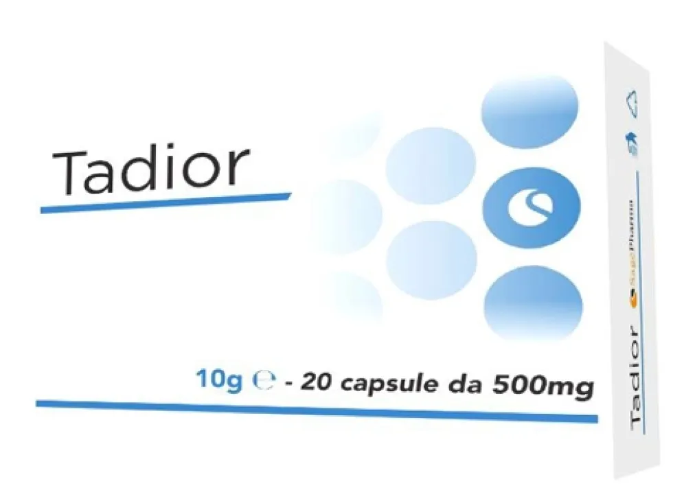 Sage Pharma Tadior - Integratore al glutatione ad azione antiossidante e digestiva, 20 capsule