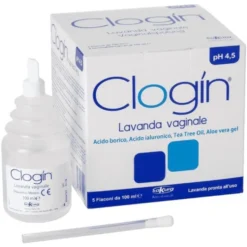 Sakura Clogin - Lavanda vaginale Sakura ad azione lenitiva e antimicotica, 5 flaconi da 100 ml