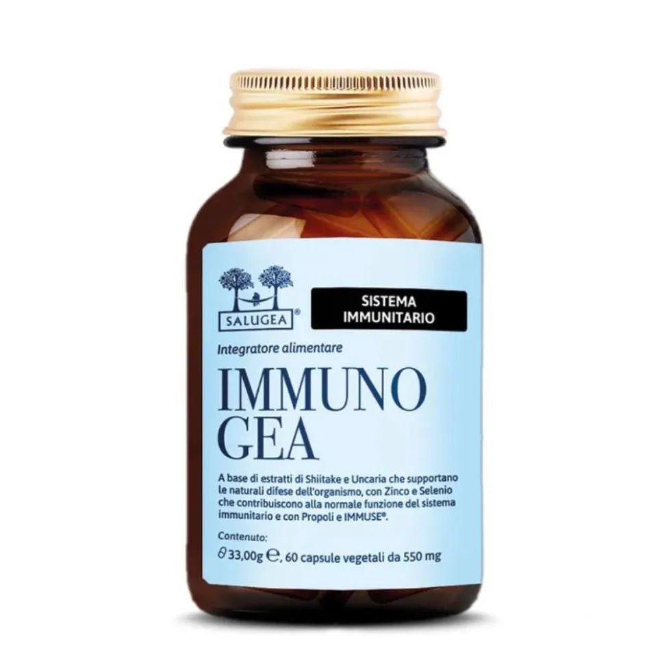 Salugea ImmunoGea Integratore Difese Immunitarie Adulti, 60 Capsule Vegetali