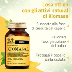 Salugea Kiomasal Integratore Capelli Pelle e Unghie, 60 Capsule Vegetali