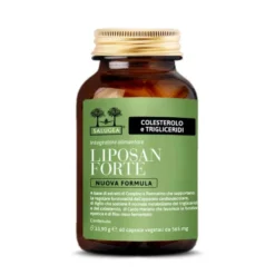 Salugea Liposan Forte Nuova Formula Integratore Colesterolo e Trigliceridi, 60 Capsule Vegetali