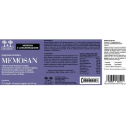 Salugea Memosan Integratore Memoria e Concentrazione, 60 Capsule Vegetali