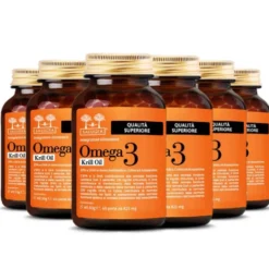 Salugea Omega 3 Krill Oil Integratore Olio di Krill, 60 Perle