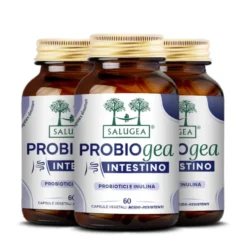 Salugea ProbioGea Intestino Integratore Probiotico, 60 Capsule Vegetali Acido-Resistenti