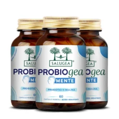 Salugea ProbioGea Mente Integratore Probiotico per l’Umore, 60 Capsule Vegetali Acido-Resistenti