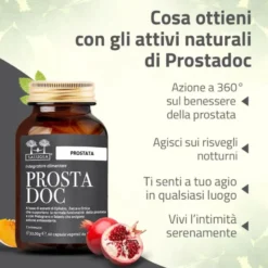 Salugea Prostadoc Integratore Prostata, 60 Capsule Vegetali