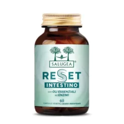 Salugea Reset Intestino Integratore Detox, 60 Capsule Vegetali Acido-Resistenti