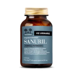 Salugea Sanuril Formula Potenziata Integratore Vie Urinarie, 60 Capsule Vegetali
