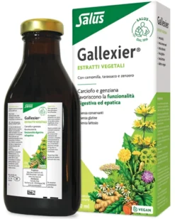 Salus Haus Gallexier - Gallexier integratore digestivo e depurativo per la funzione epatica, 250 ml