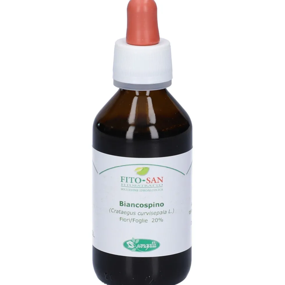 Sangalli Biancospino fiori e foglie - Sangalli tintura madre per l'ipertensione e l'ansia, 100 ml