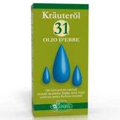 Sangalli Krauterol 31 - Olio essenziale multiuso per il corpo e i massaggi, olio Sangalli 100 ml