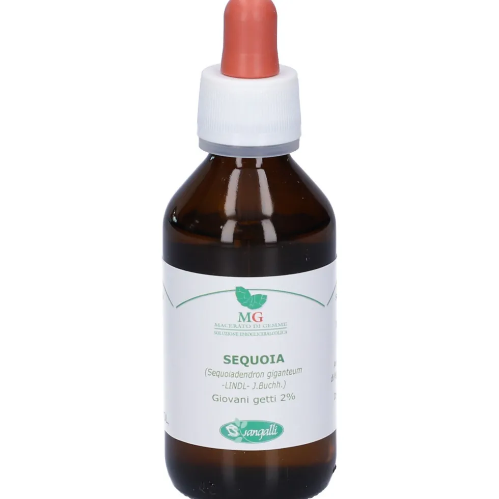 Sangalli Sequoia - Gocce di macerato glicerico sequoia per un'azione tonica e ricostituente, 100 ml