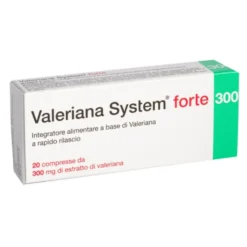 Sanifarma Valeriana System Forte - Integratore per il sonno, 20 compresse