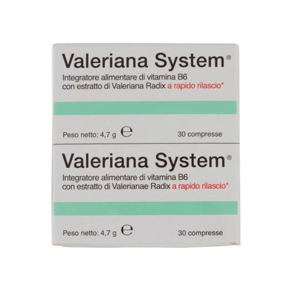 Sanifarma Valeriana System Integratore Alimentare, 30+30 Compresse
