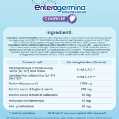 Sanofi Enterogermina Gonfiore Integratore Alimentare, 10 Bustine