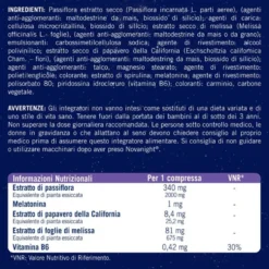 Sanofi Novanight - Tripla Azione Integratore a Rilascio Rapido, 60 Compresse