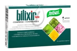 Santiveri Bilixir Forte con Altilix - Integratore digestivo Santiveri per il fegato, 40 compresse