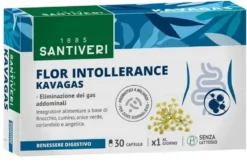 Santiveri Kavagas - Integratore in capsule probiotici Santiveri per il meteorismo, 30 capsule