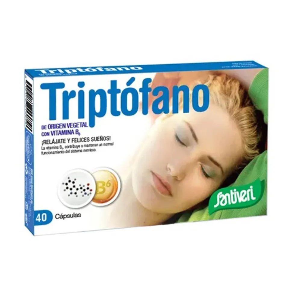 Santiveri Triptofano Integratore Alimentare, 40capsule