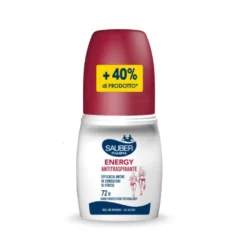 Sauber Deo 72H Energy - Deodorante roll-on antitraspirante per l'ipersudorazione, 70 ml