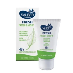 Sauber Deo 48h Fresh - Deodorante in gel fresco e asciutto antiodore a lunga durata, 30 ml