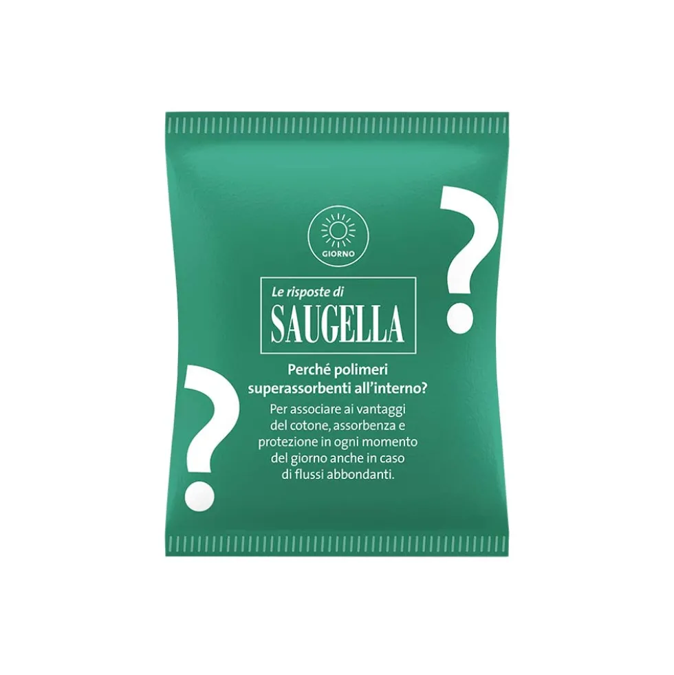 Saugella Cotton Touch - Assorbenti Esterni Giorno con Ali, 14 Pezzi