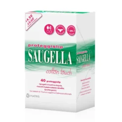 Saugella Cotton Touch - Proteggislip 100% Cotone Ipoallergenici, 40 Pezzi