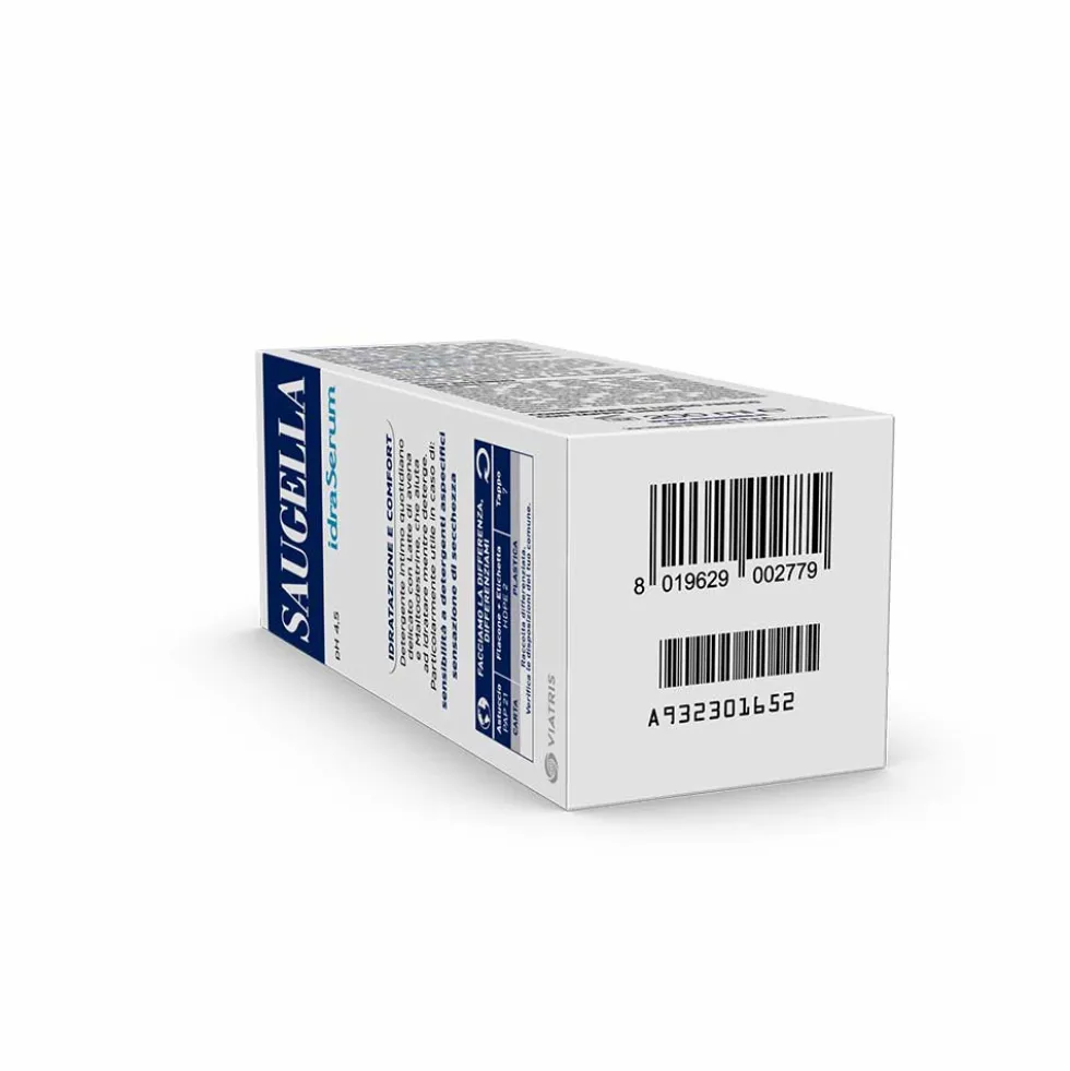 Saugella IdraSerum - Detergente Intimo a pH 4.5 con Latte di Avena, 200ml