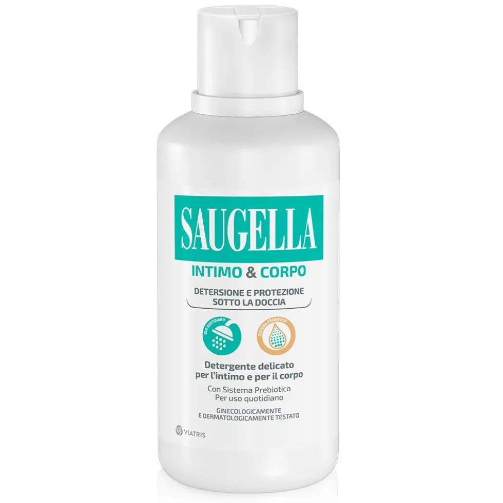 Saugella Intimo & Corpo - Detersione e Protezione sotto la Doccia, 500ml